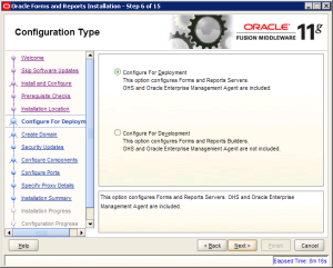  Oracle Reports Installation 11g Screen 6