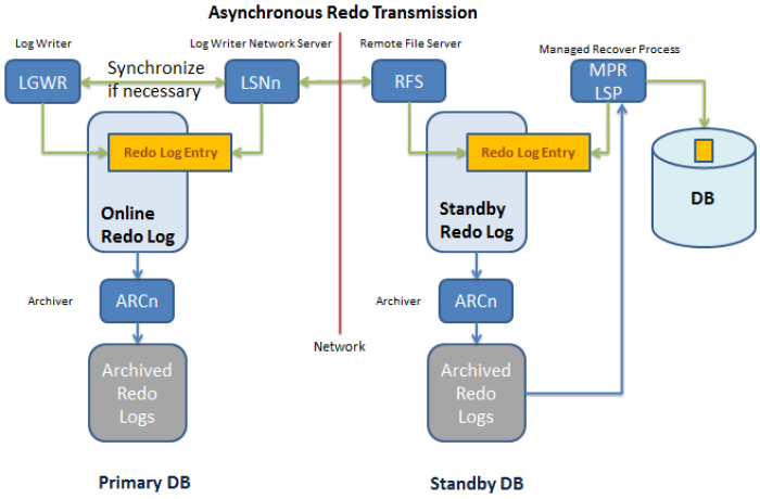 11g Oracle Standby Asynchronous Redo Transmission